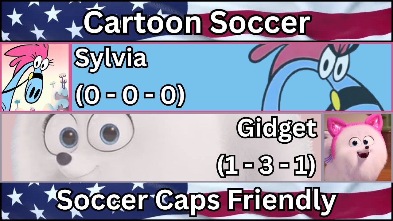 Cartoon Soccer Friendly: Sylvia VS Gidget (February 15th, 2026)
