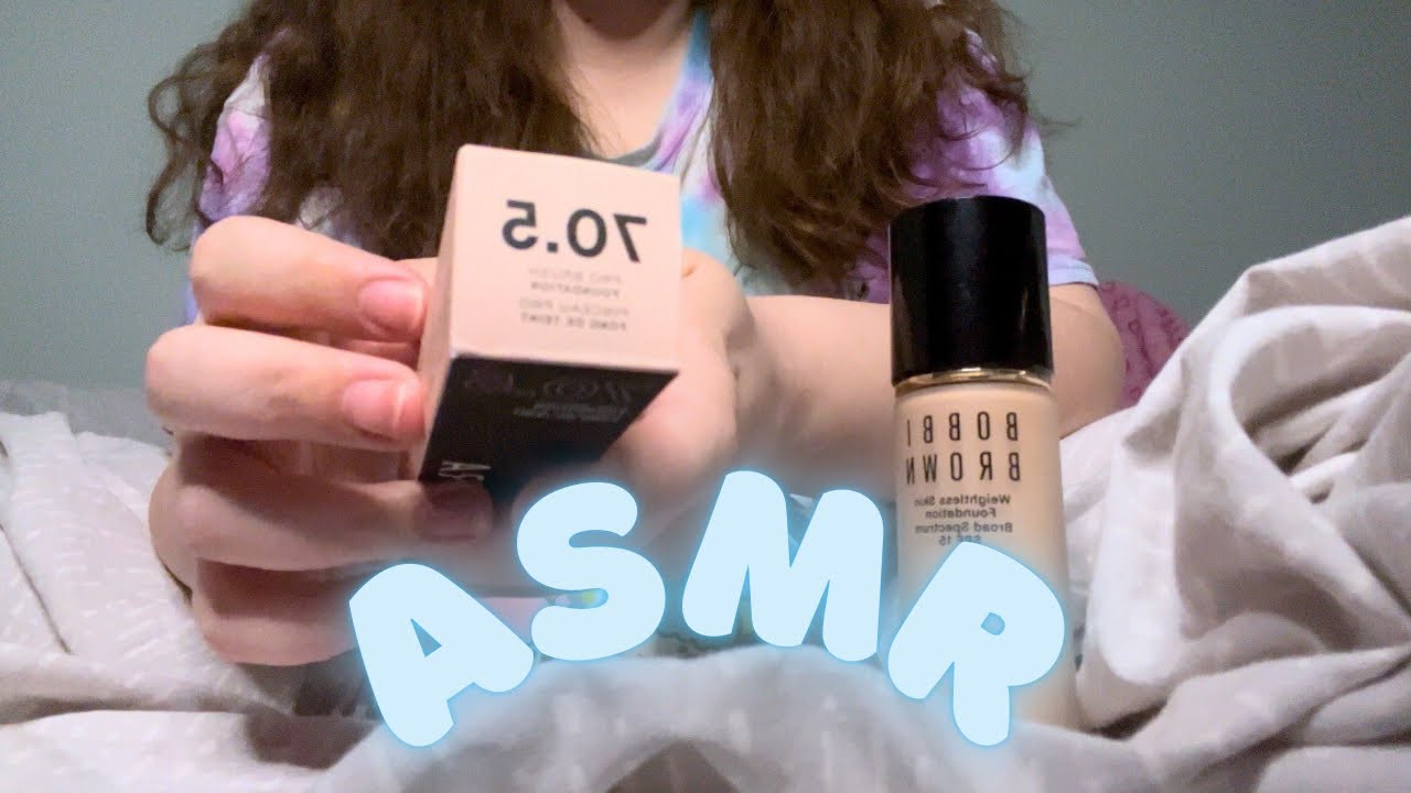 Doing your makeup ASMR layered sounds no talking no tapping