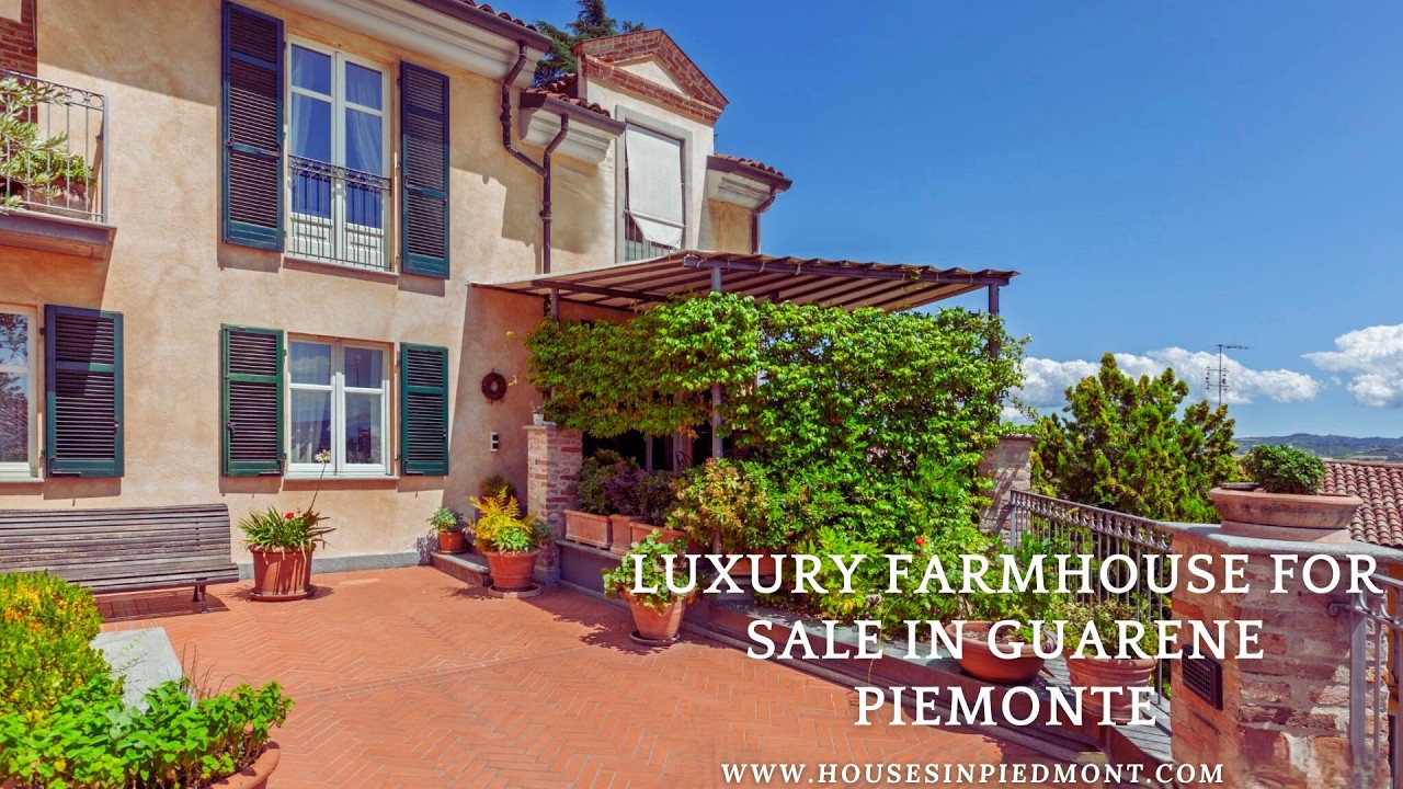 Luxury Farmhouse for Sale in Guarene | Exclusive Langhe Property with Stunning Views