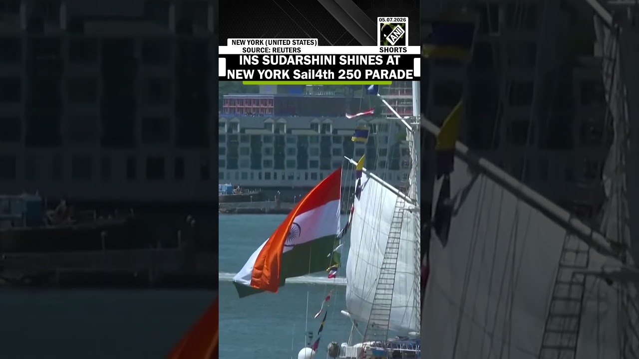 WATCH: INS Sudarshini Represents India at America 250 in New York