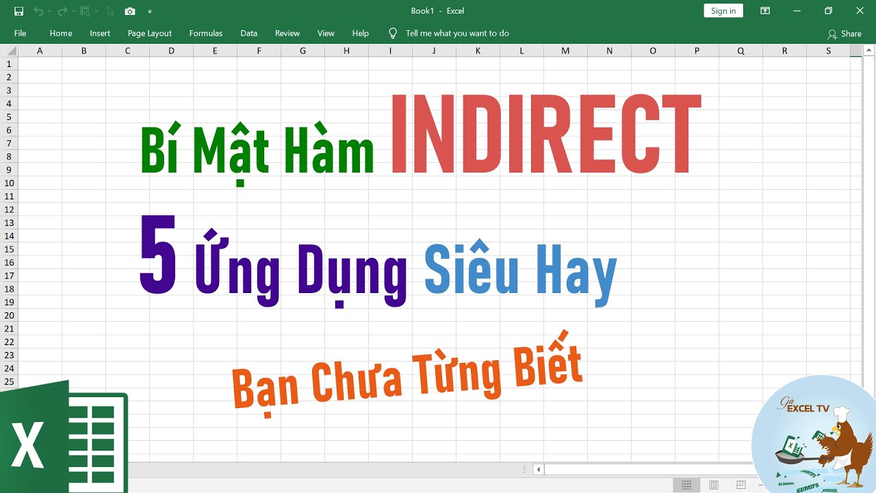 Hàm indirect trong excel từ cơ bản đến nâng cao (5 ví dụ mẫu)