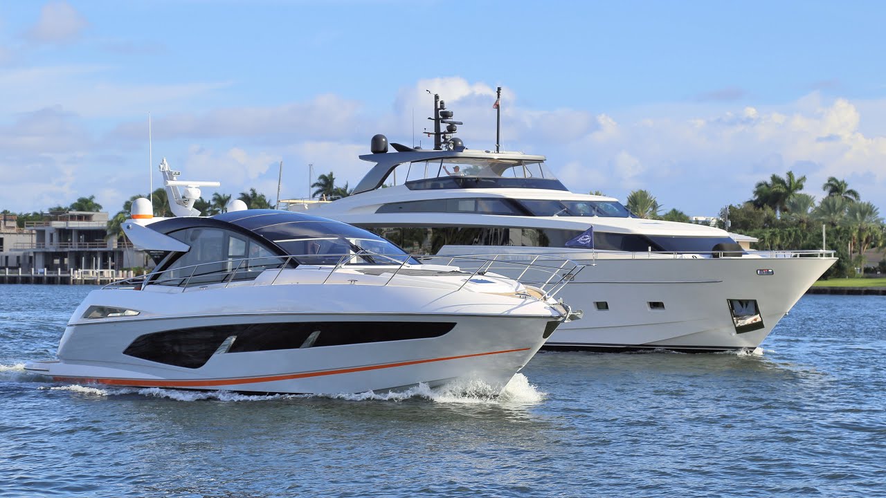 Fort Lauderdale Mega Yachts and Boats. The day after the Boat Show 