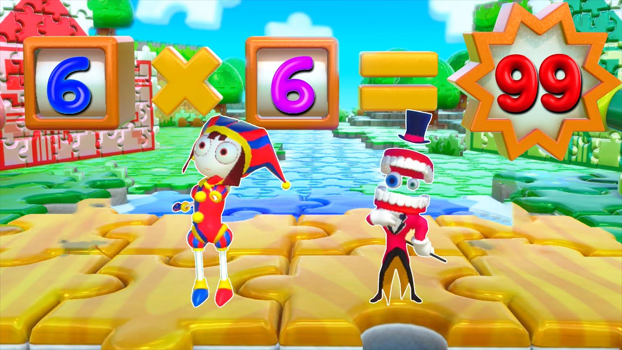 【スーパーマリオパーティ】ミニゲーム Pomni Vs Caine VsデイジーVsワリオ(最強CPU｢たつじん」)