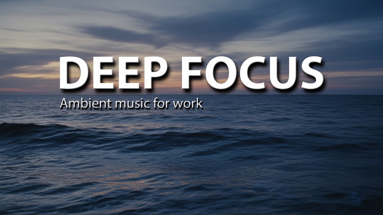Deep Focus 2H | Minimal Focus Soundscape with Subtle Bass