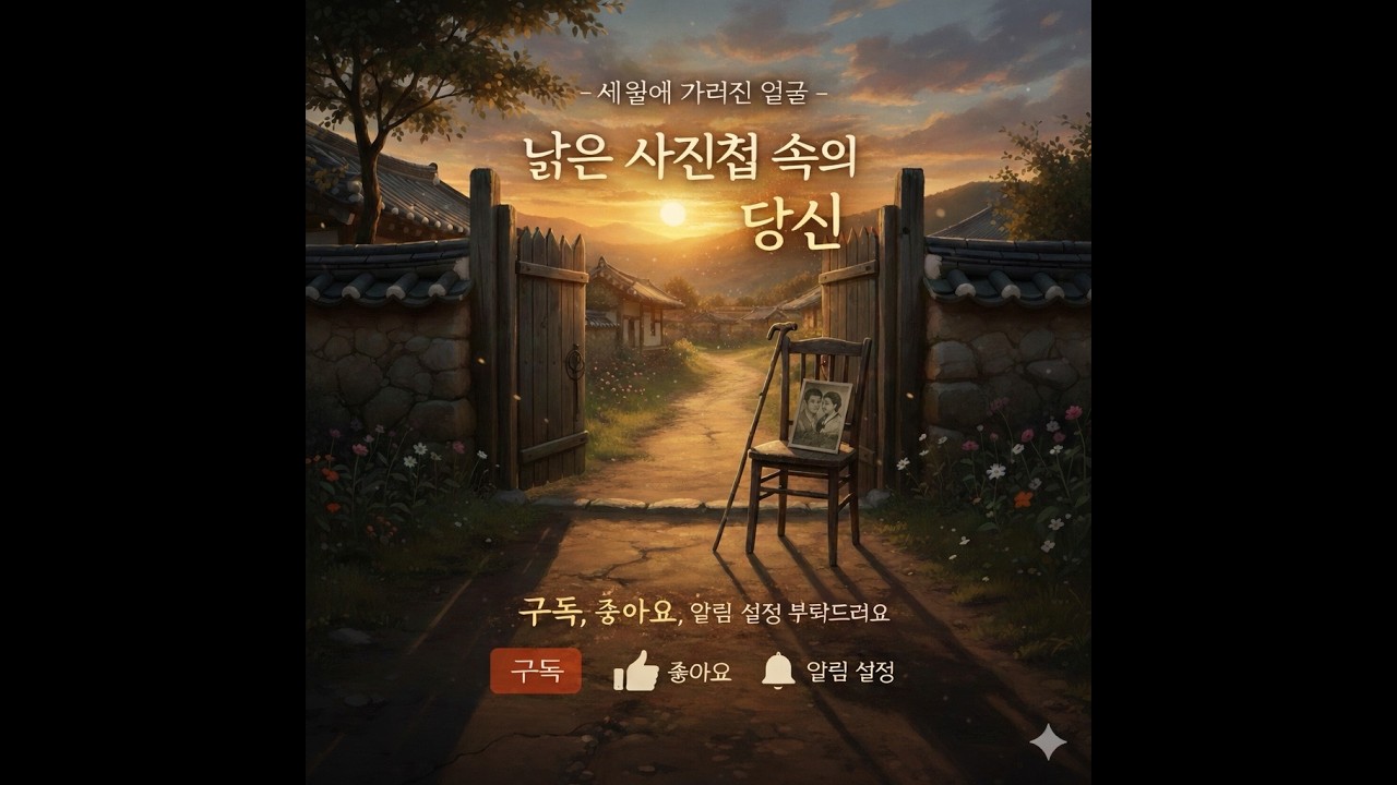 세월에 가려진 얼굴 (원제: 낡은 사진첩 속의 당신)밤에 혼자 듣기 좋은 노래#시니어트로트 #시니어 #감성발라드 #감성트로트