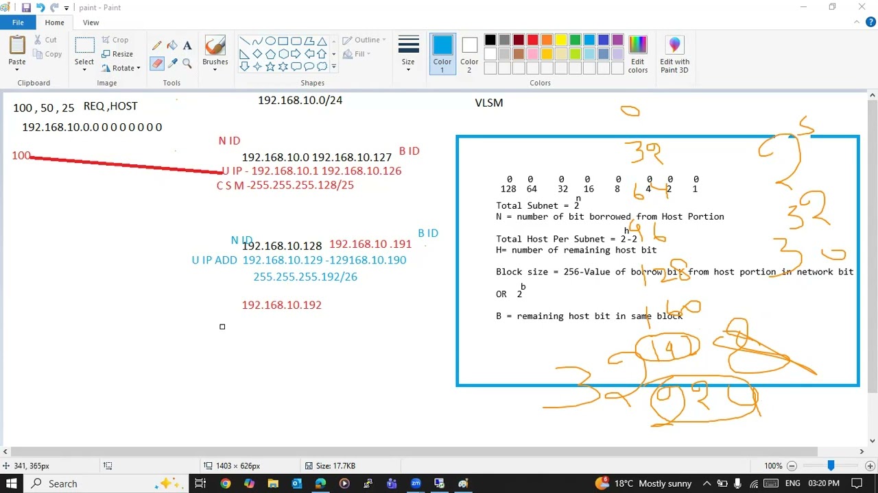 CCNA 200-301 subnetting Class 3