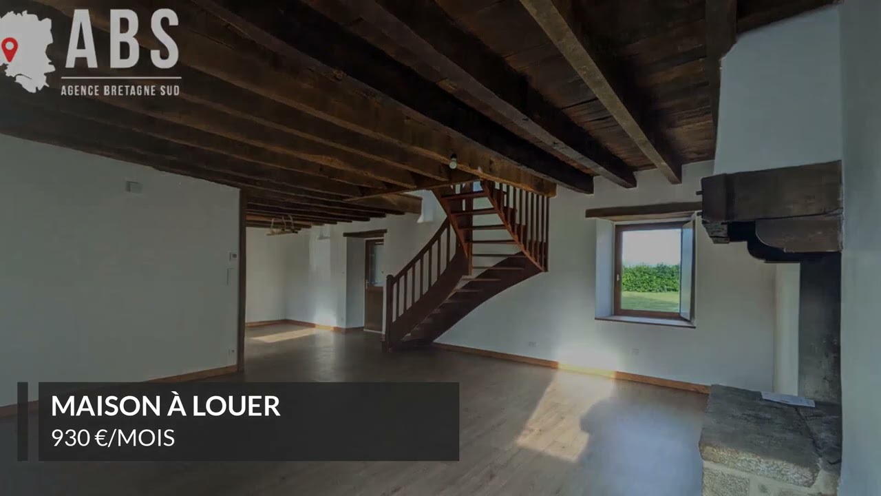 Maison À louer - 4 pièces - Marzan - 930 €/mois