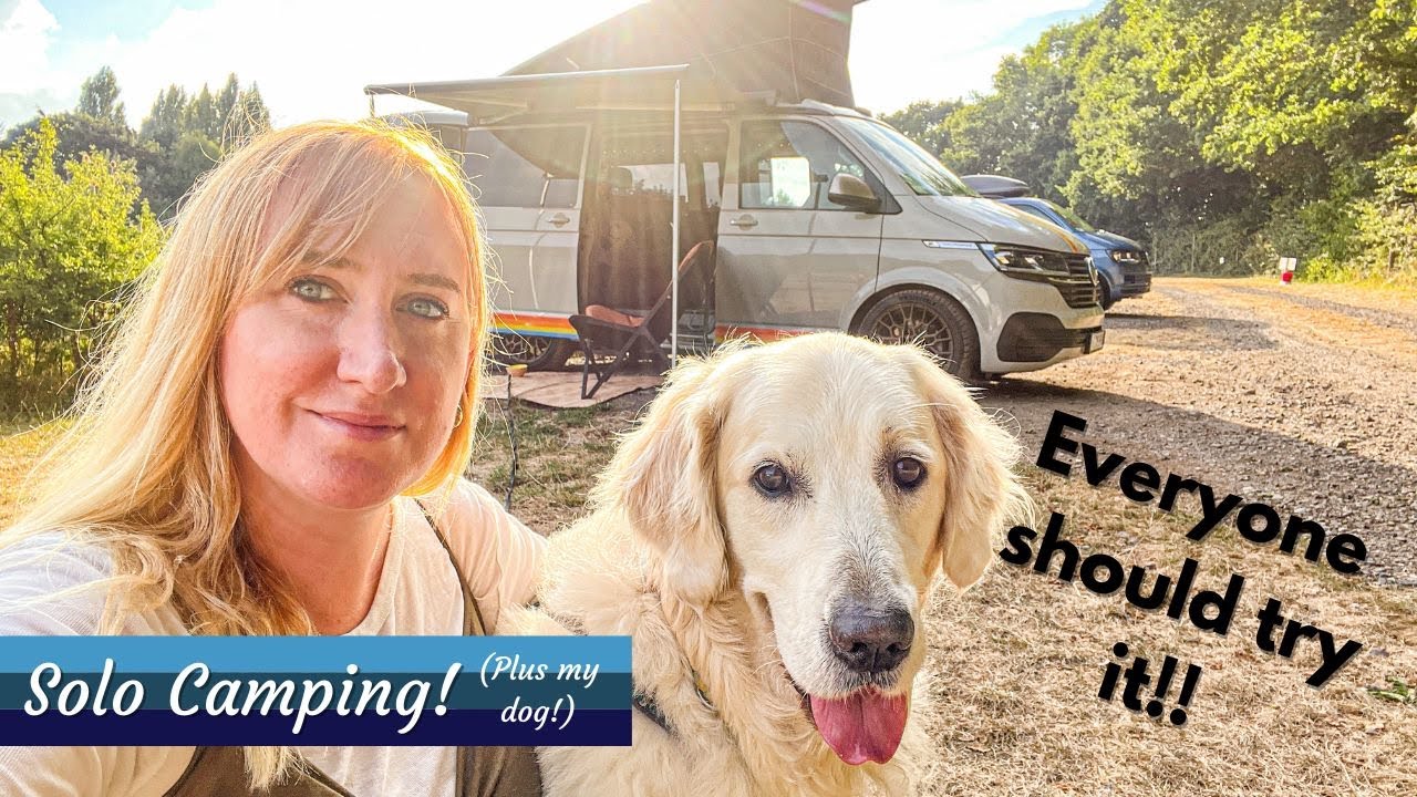 Solo Camping in my VW California Camper Van (with my dog!)