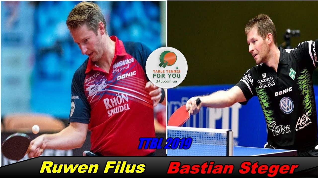 Ruwen Filus vs Bastian Steger II German Bundesliga 2019-2020 II TTBL