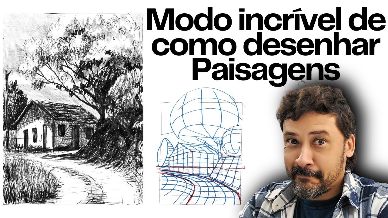 Modo incrível de como desenhar Paisagens