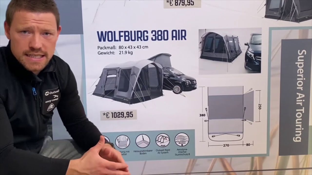 Outwell Wolfburg 380 Air Produktfilm Deutsch