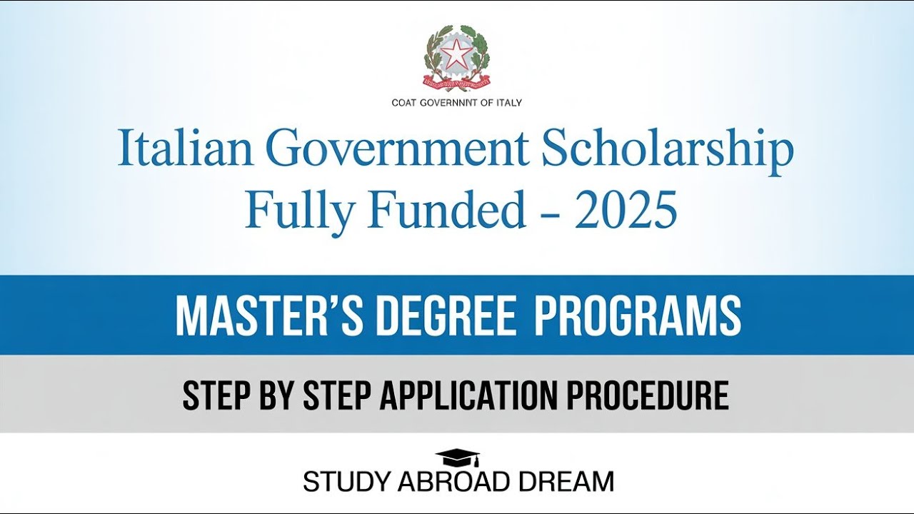 Want to Study in ITALY for FREE? FULLY Funded Scholarship for 2025