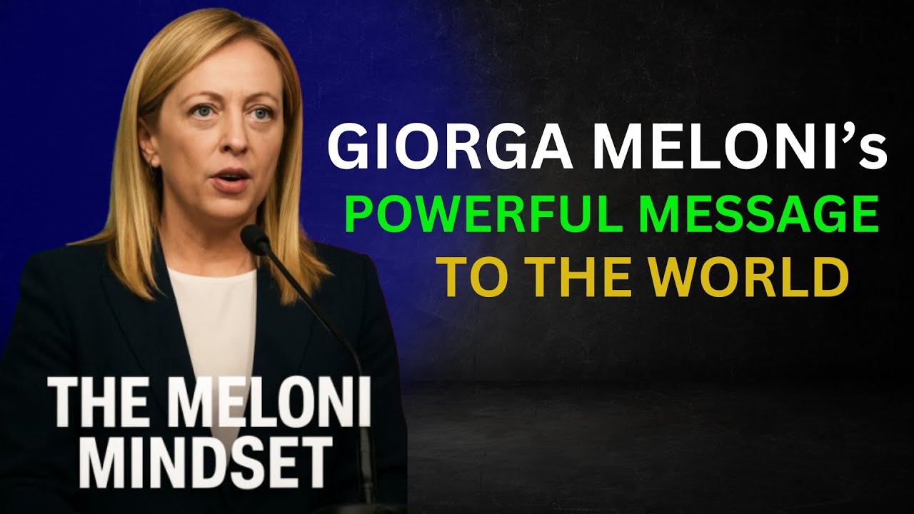 &ldquo;Giorgia Meloni&rsquo;s Powerful Message to the World | Full Motivational Speech 2025&rdquo;