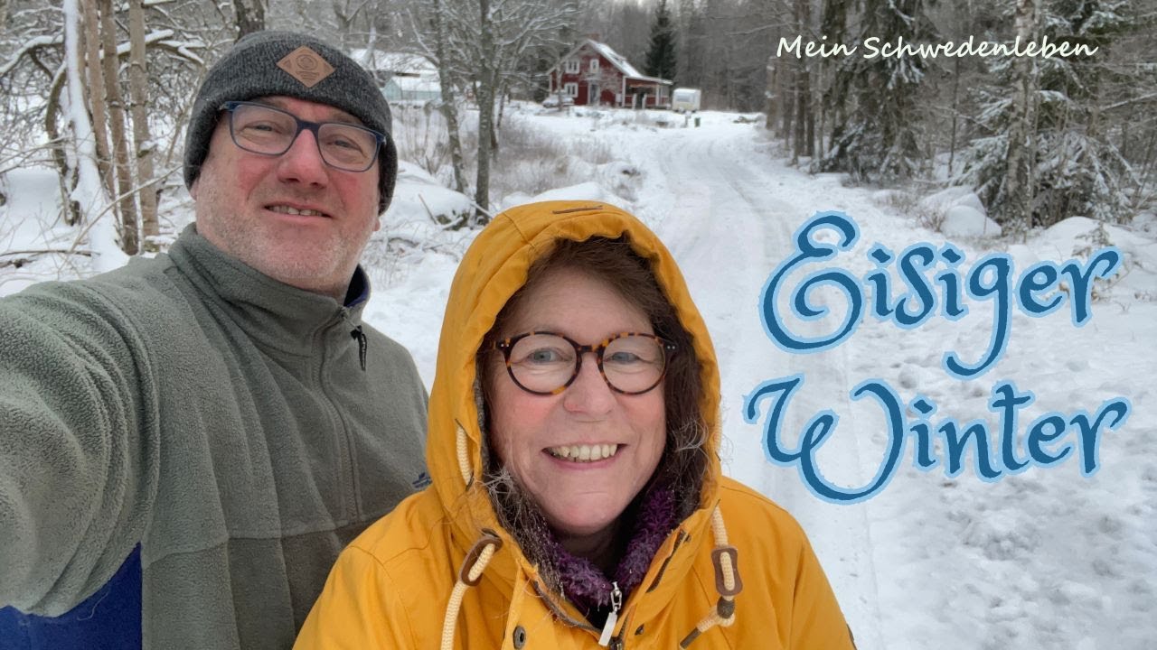 Eisiger Winter in Südschweden / Sturm / Ofen defekt