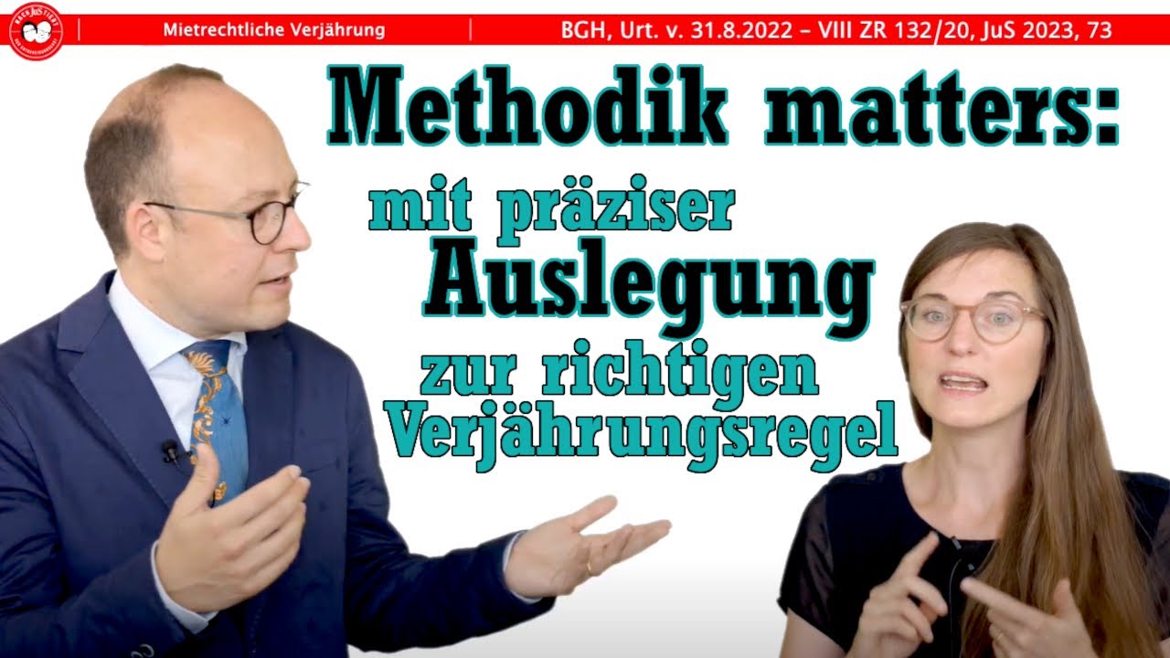 Methodik matters: mit präziser Auslegung zur richtigen Verjährungsregel