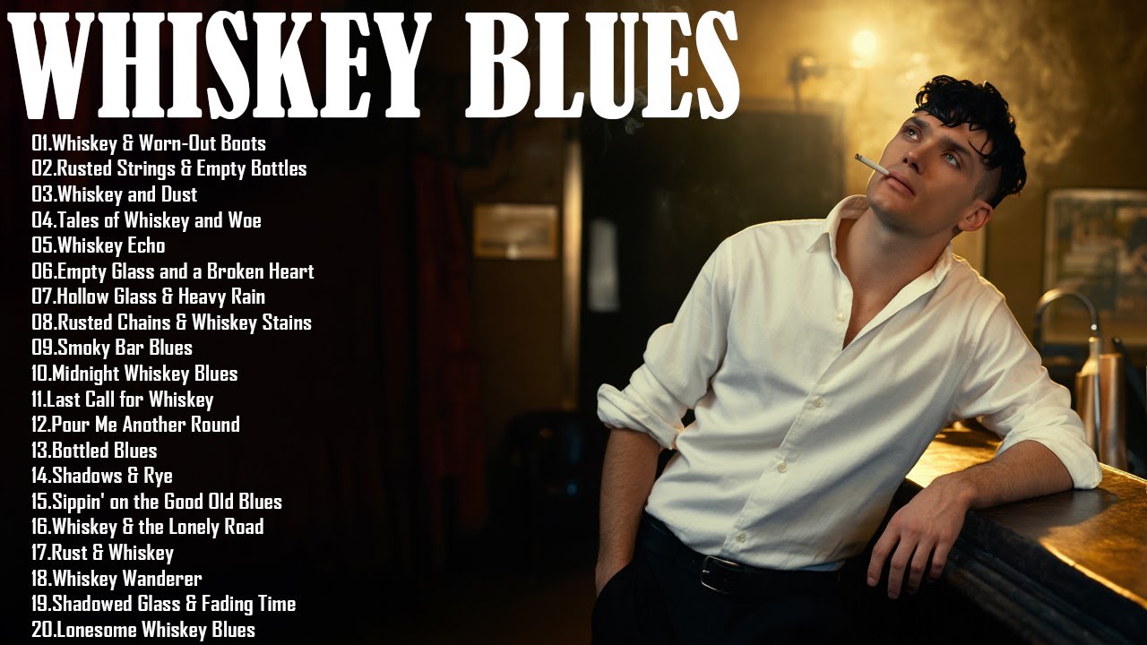 Relaxing Whiskey Blues Music | Best Of Slow Blues /Rock Ballads | Fantastic Electric Guitar Blues.