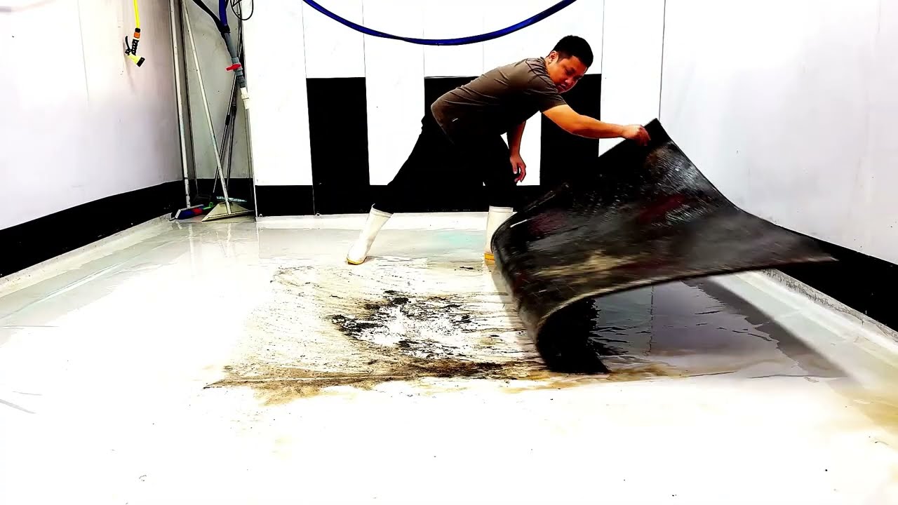 Abandoned in a Warehouse for Years… This Carpet Still Had a Secret #asmr