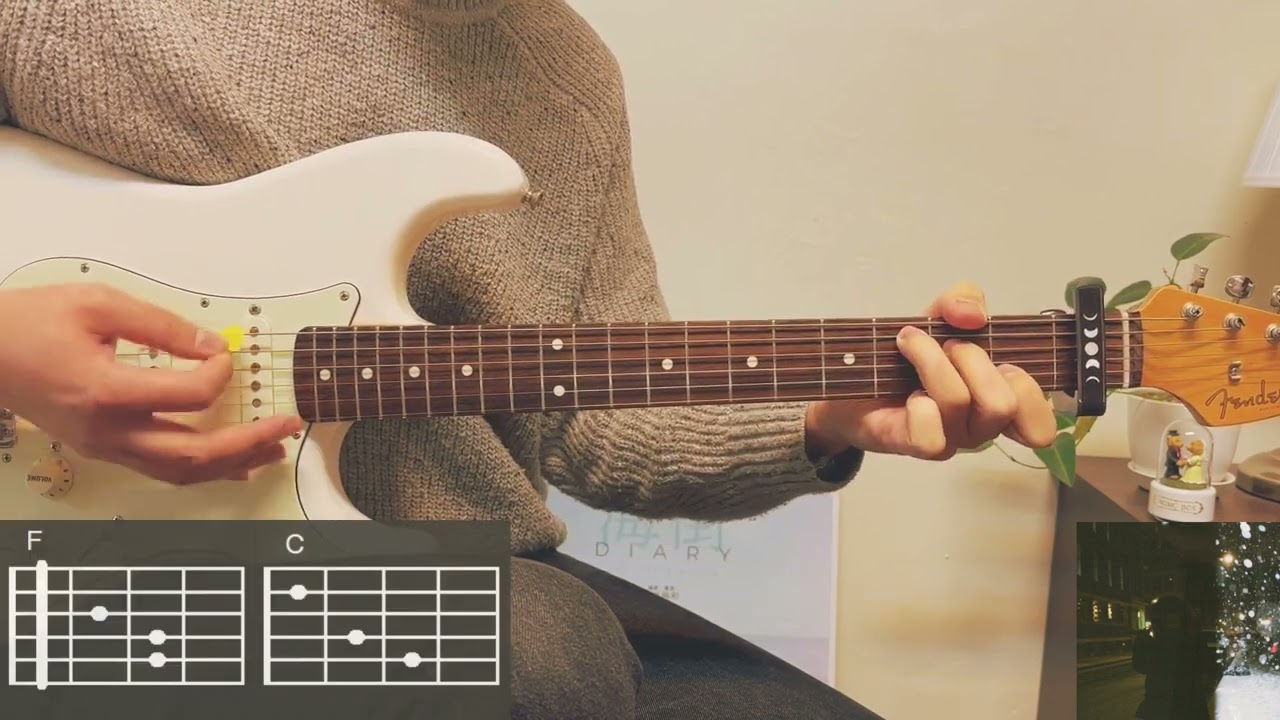 [꿈의기타] DANIEL (다니엘) - 은방울 Guitar Cover 기타 커버 TAB Chords 타브 코드 기타 악보