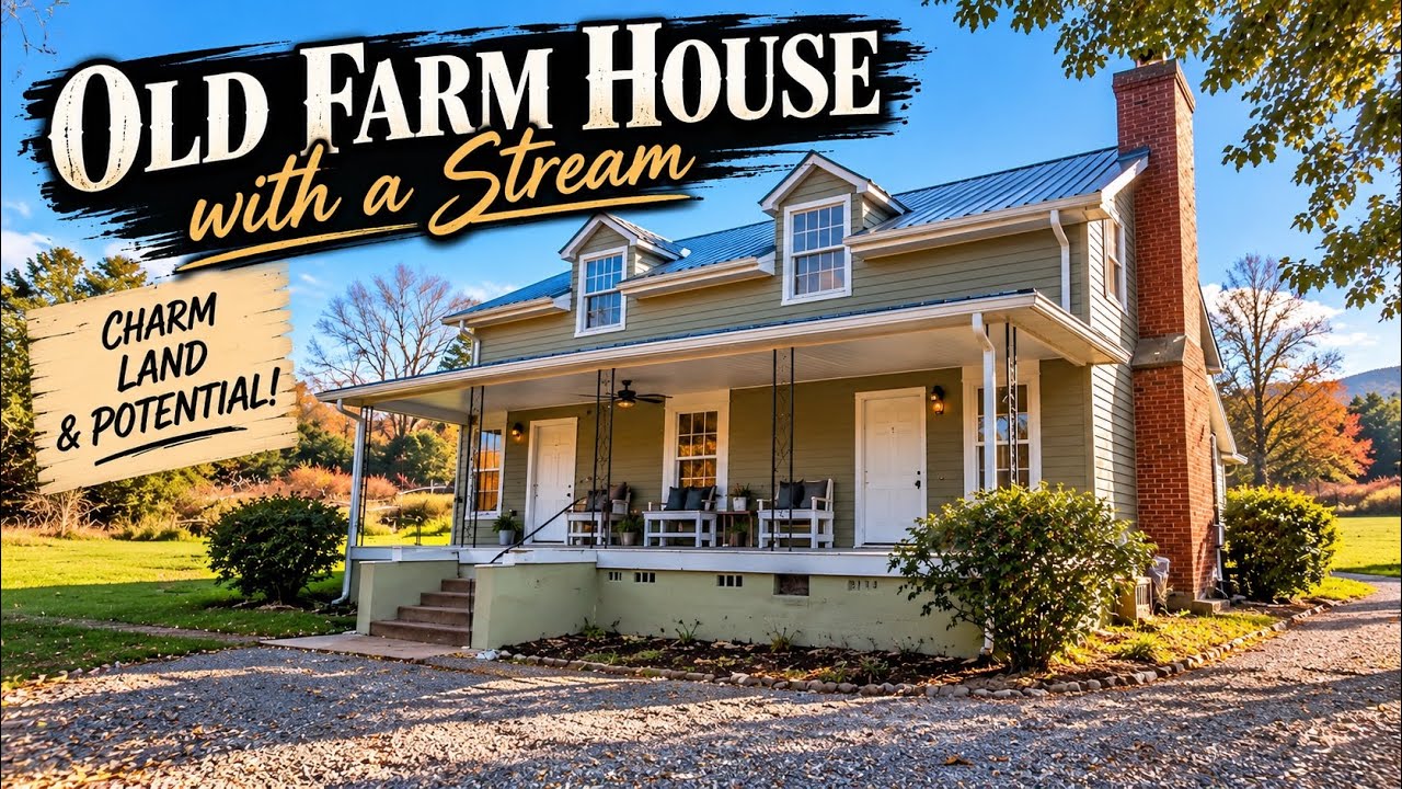 Old Farm House with a Stream, Johnson City Tennessee