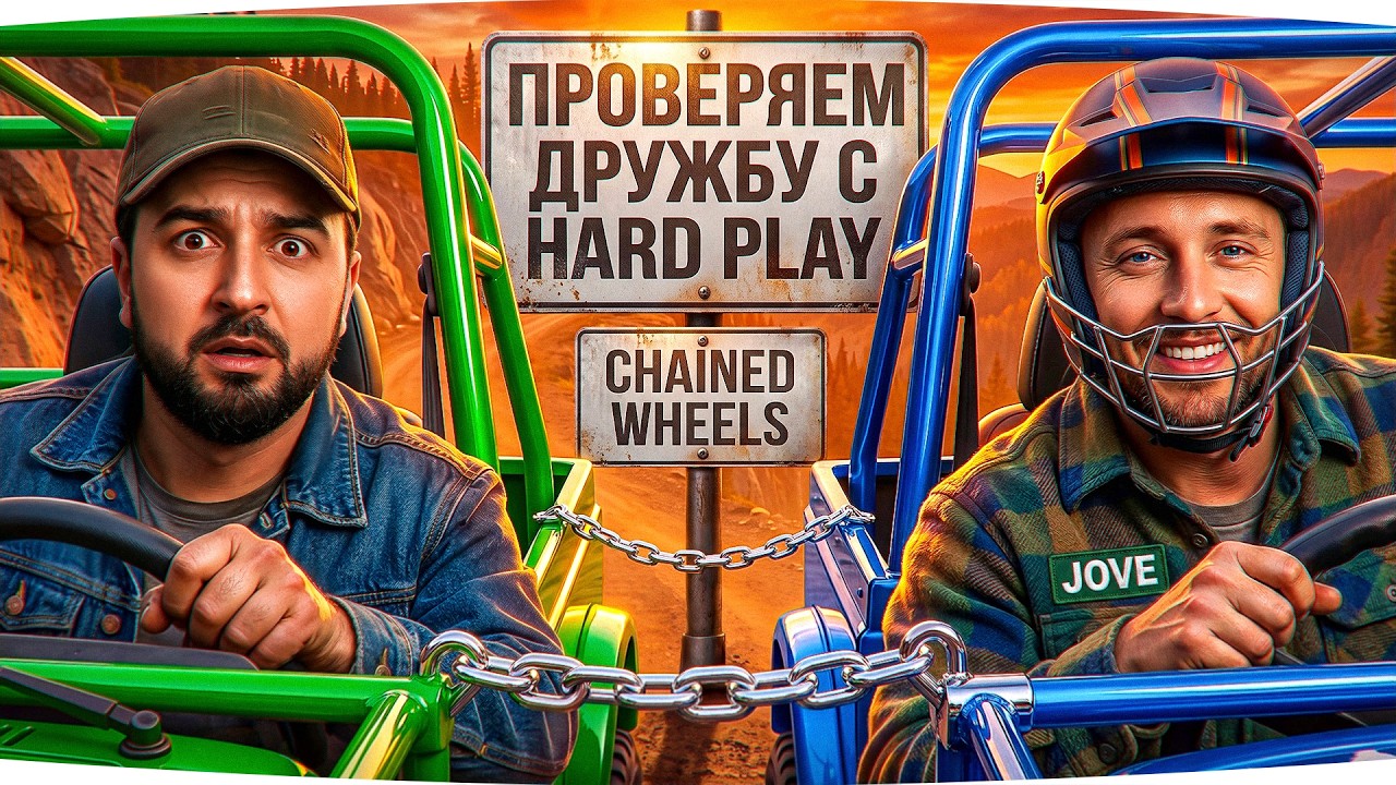 ДЖОВ И HARD PLAY ПРОВЕРЯЮТ ДРУЖБУ В CHAINED WHEELS @HardPlayYT