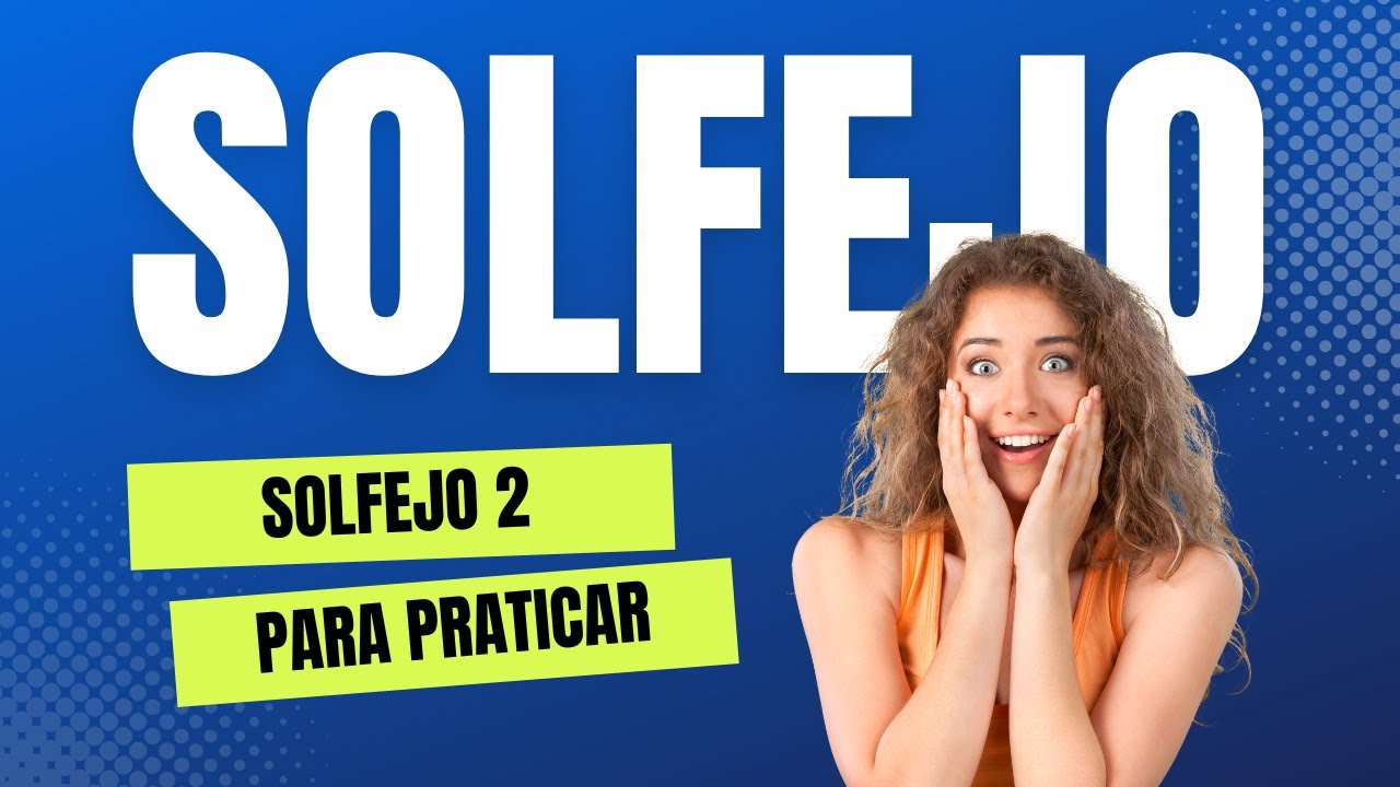 Solfejo 2 para praticar - Cante a partitura - Compasso ternário