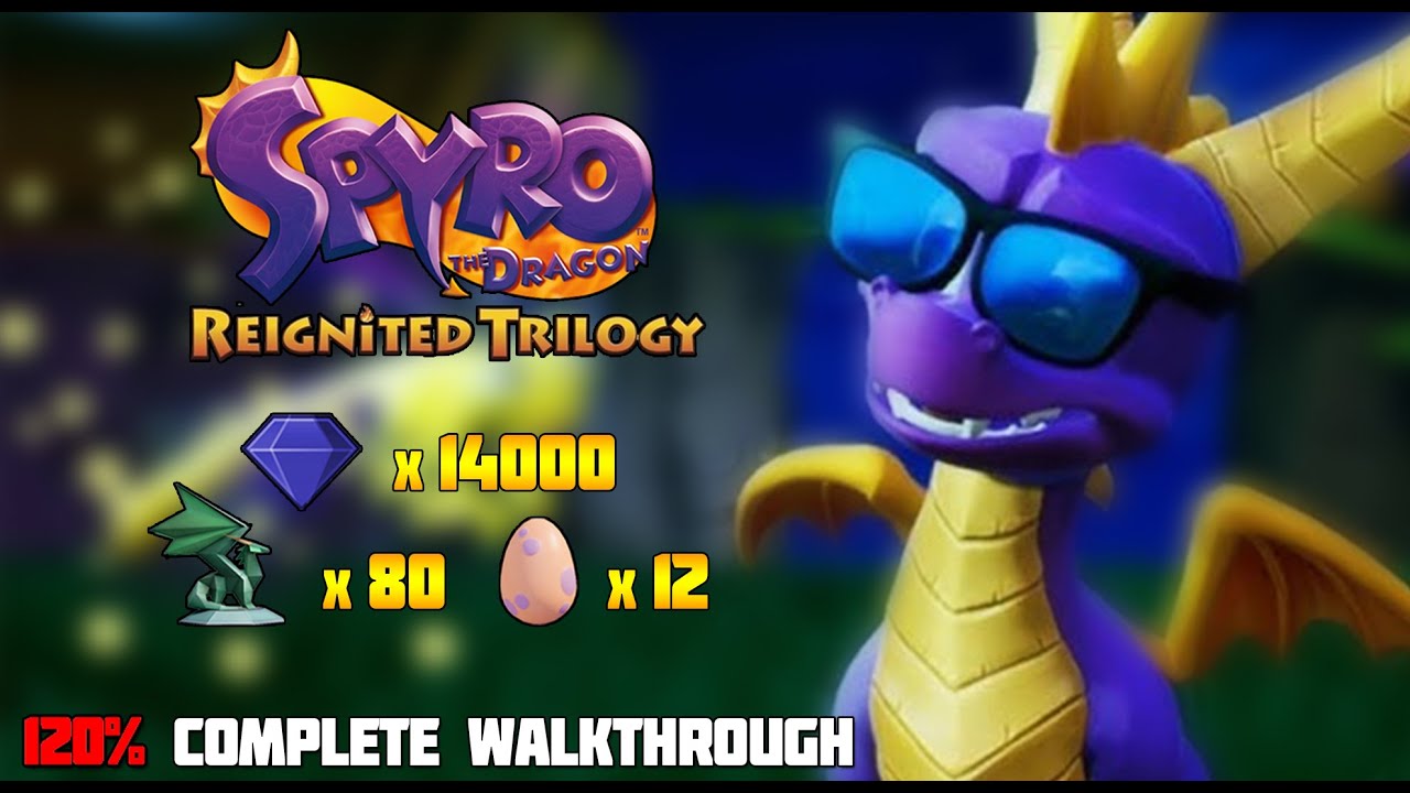 Spyro The Dragon (Reignited) | 120% Complete Walkthrough | GAMEPLAY NO COMMENTARY