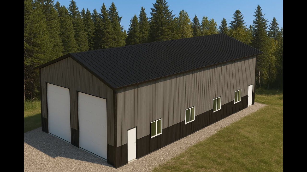 Build Your Dream: 28x60 Gable Roof RV Garage Shop Kit [DIY Special]