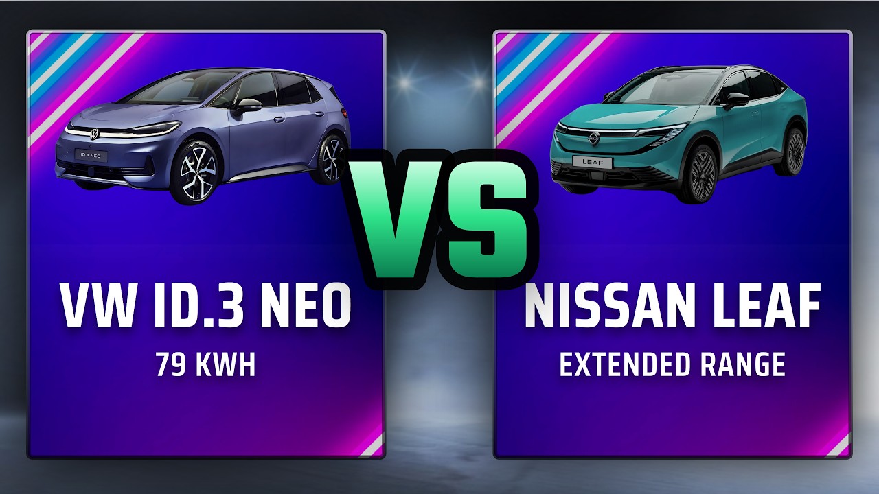 VW ID.3 Neo vs Nissan LEAF /// 𝗦𝗣𝗘𝗖𝗦 𝗕𝗔𝗧𝗧𝗟𝗘