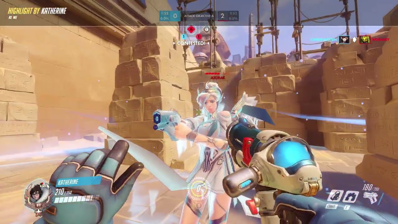 Видеообзор матча Overwatch от 24 августа 2018 года, 18:43:24:1