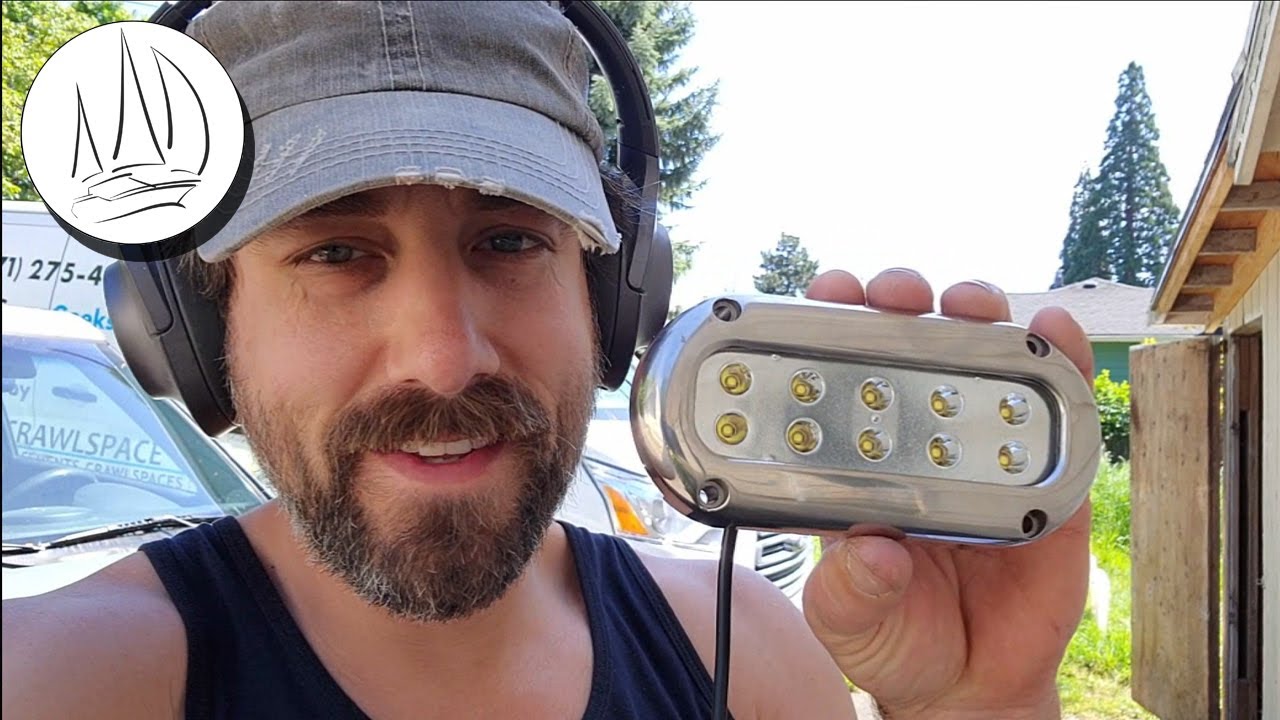 Installing Underwater Lights! Because, WHY NOT?! Only a few more tiny holes...