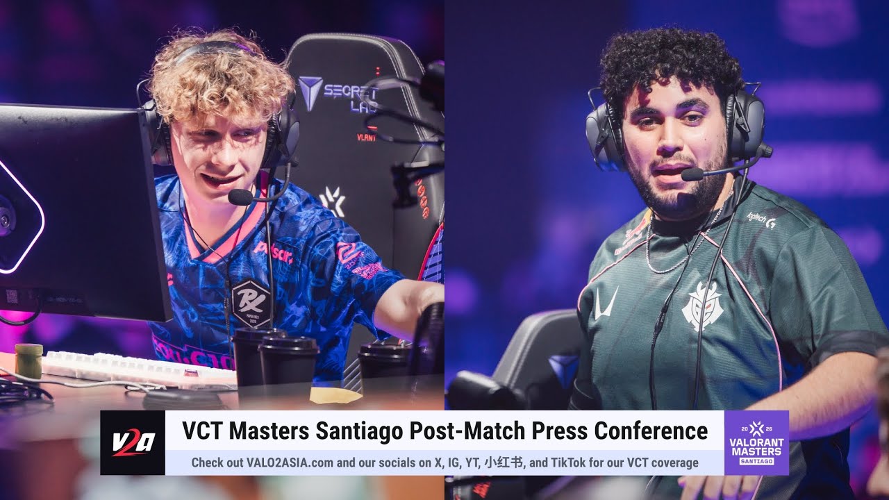[PRX & G2] Post-Match Press Conference at VALORANT Masters Santiago