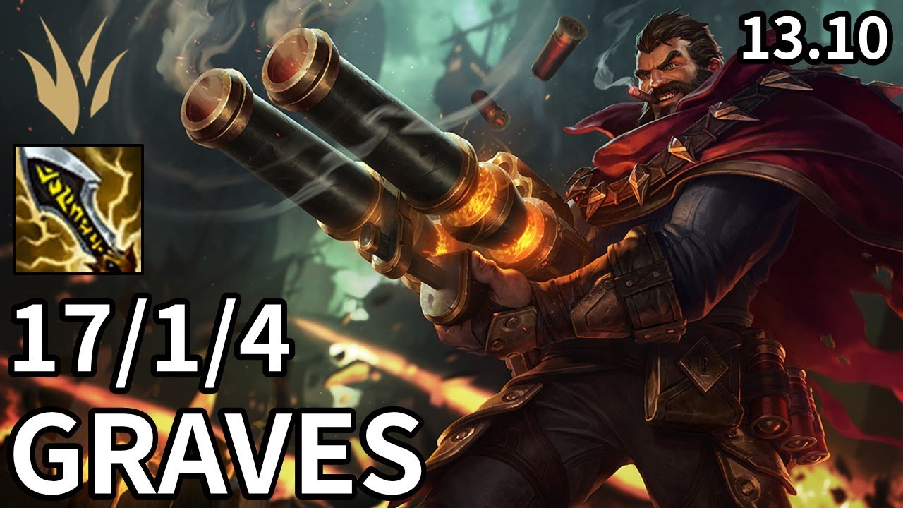 Graves Jungle vs Nidalee - KR Master | Patch 13.10