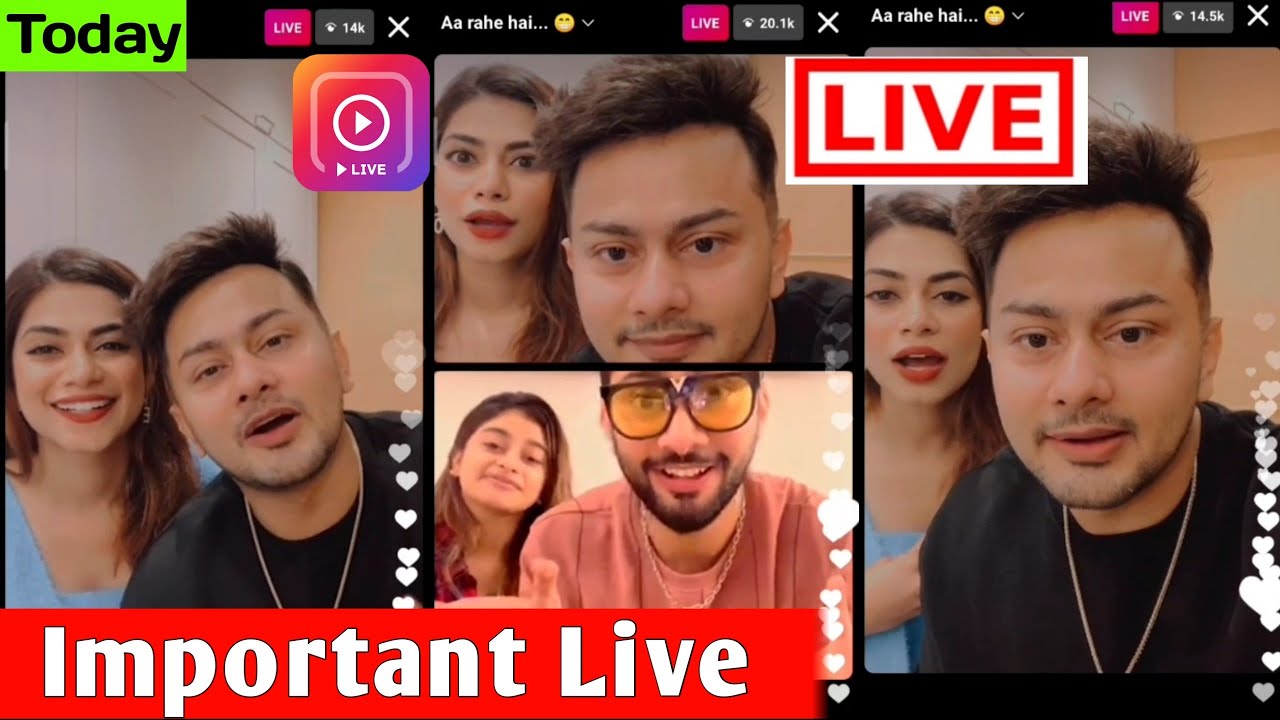 Awez darbar and Nagma mirajkar Live On Instagram Today || Atrangz - First look