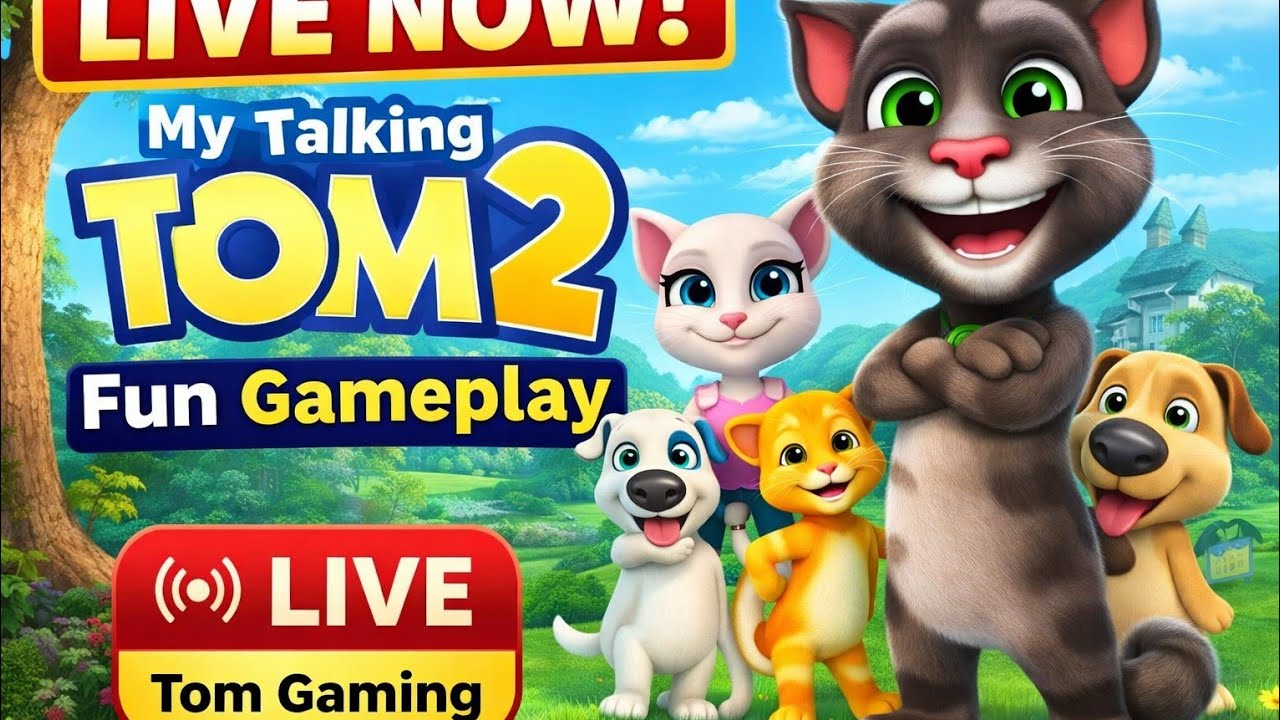 LIVE NOW: Talking Tom 2 Epic Adventures | Funny Moments | Nonstop Hilarious Gameplay 🎮😂