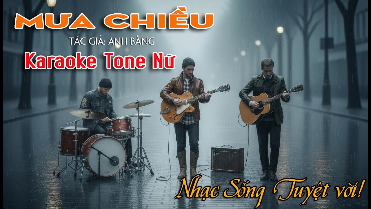 Karaoke Mưa Chiều | Nhạc Bolero Karaoke Beat Chuẩn | Tone Nữ