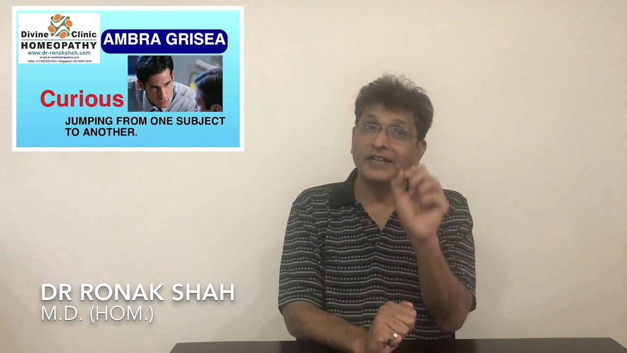 AMBRA GRISEA I Dr Ronak Shah I M.M. Homeopathy A-Z