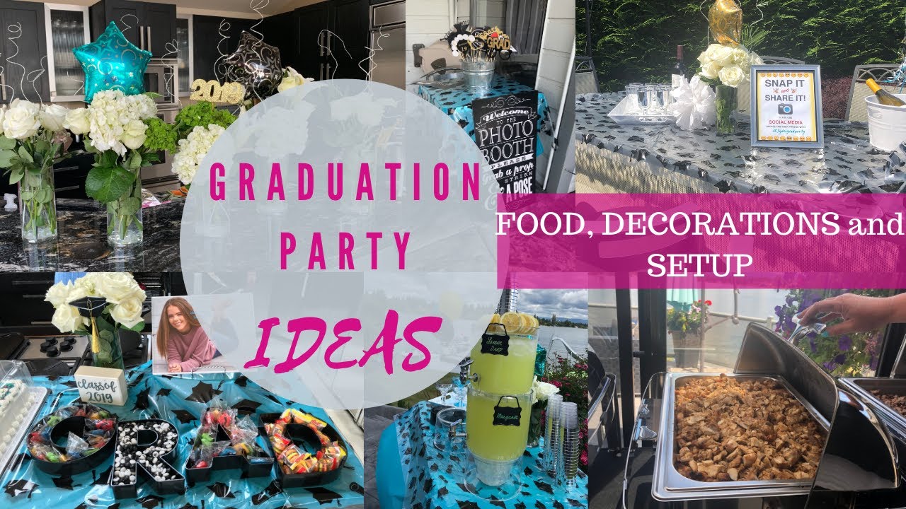 Graduation Party Ideas | PARTY PICTURES of Decorations, Food and Setup!
