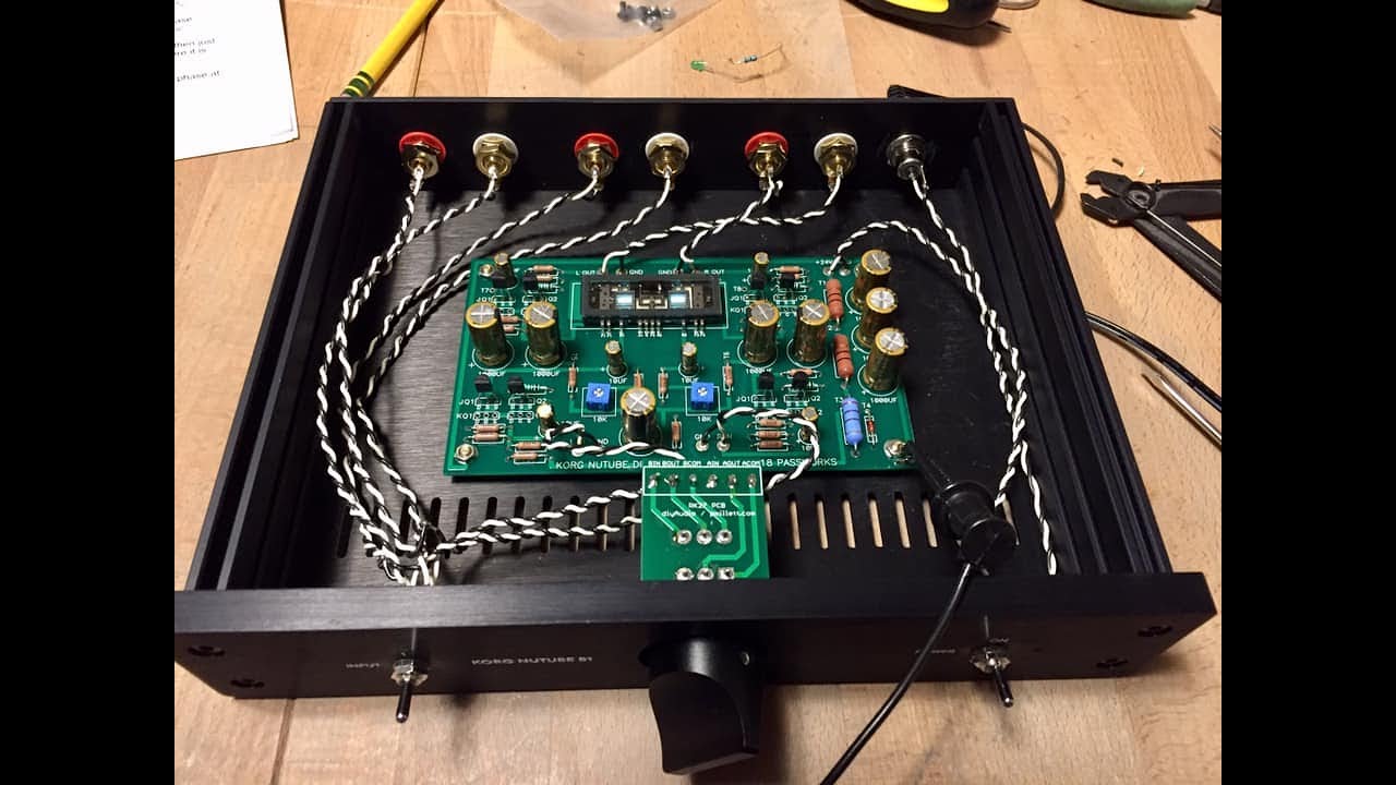 Robert Builds the Pass Korg NuTube B1 Preamplifier
