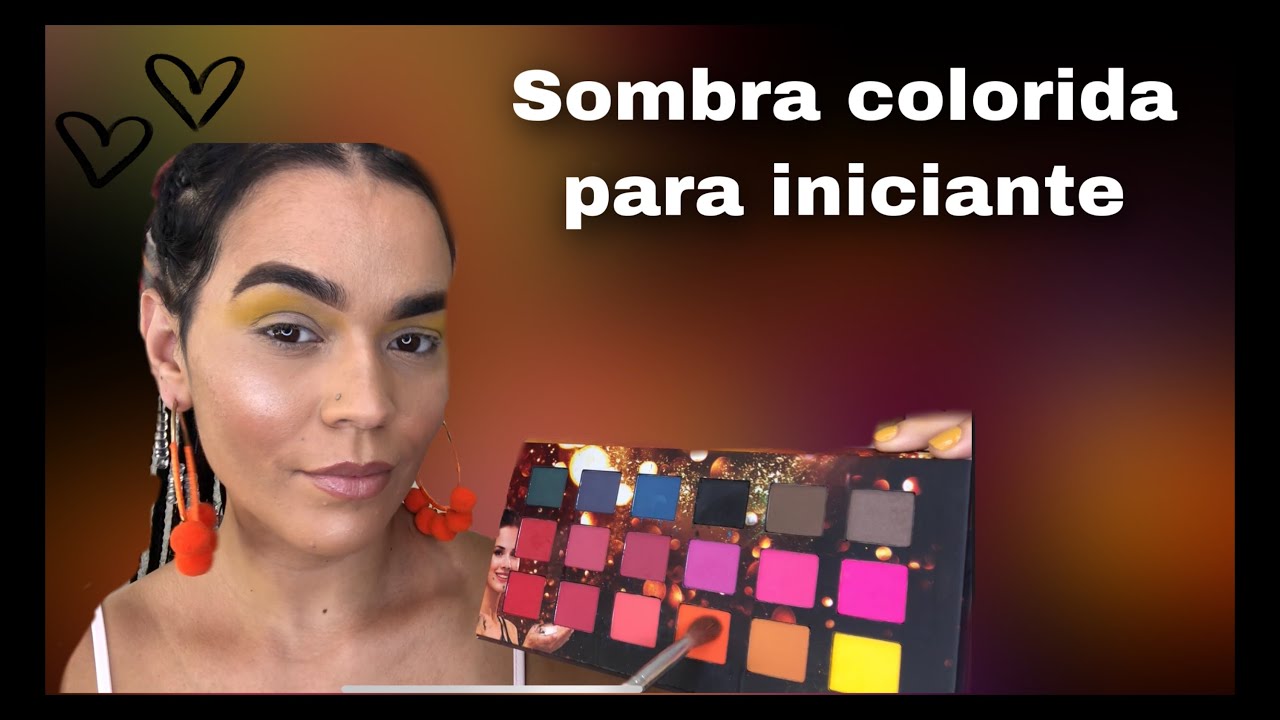 Sombra colorida para iniciantes