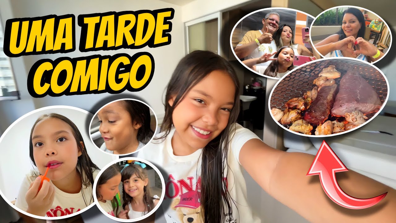 PRIMEIRA VEZ FAZENDO CHURRASCO NO CONDOMÍNIO NOVO * se arrume comigo * 