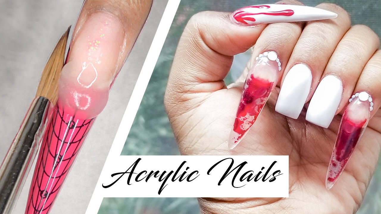 DIY Liquid Vampire Nails - Halloween Nails
