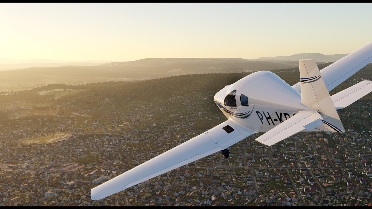 Rand Robinson KR-2S for X-Plane / Flight pattern 32L at LHTL