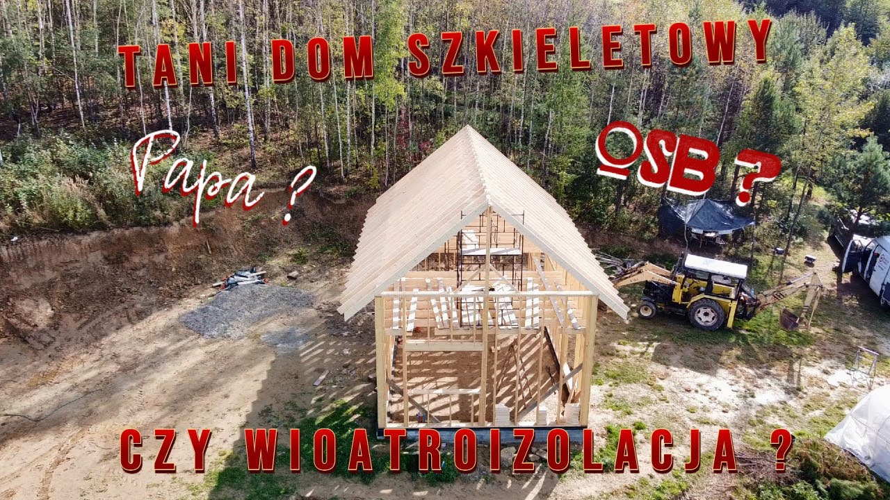 Tani #dom szkieletowy budowa domu 70m2 Papa, OSB, Czy Wiatroizolacja? Majster Buduje