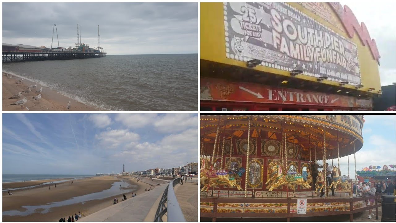 Blackpool Beach | Uk | TRIP |Urdu Vlog | islandichousewife