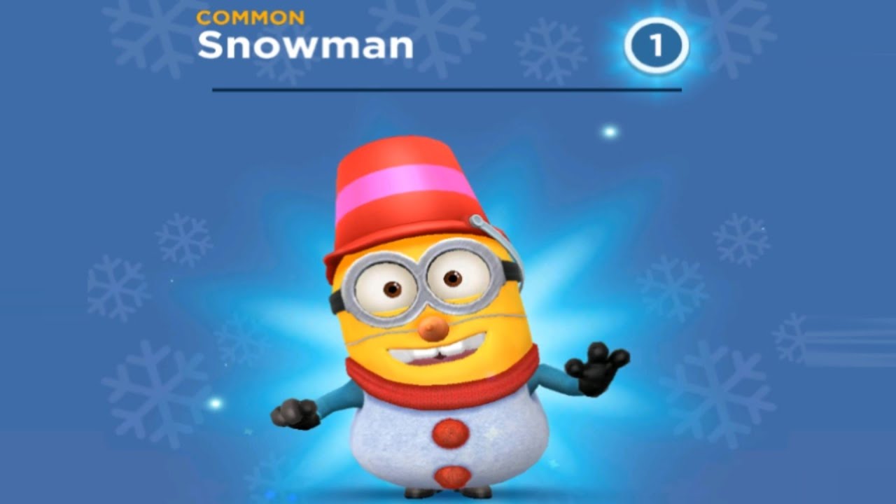 Minion rush Snowman minion UNLOCK new costume gameplay ios android