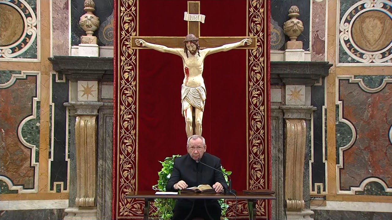First Sermon of Lent from the Sala Clementina, Apostolic Palace, Vatican 6 March 2020 HD