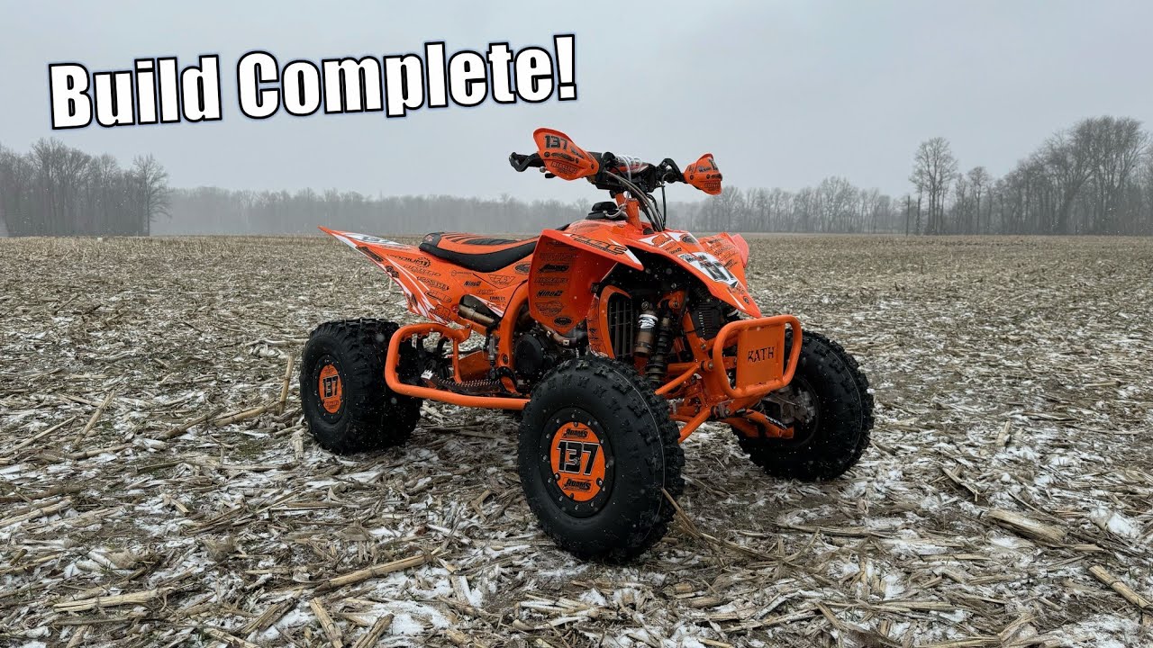 Yamaha YFZ450R XC Build Part 8: Tires, Plastics, & Graphics (It's Finished)