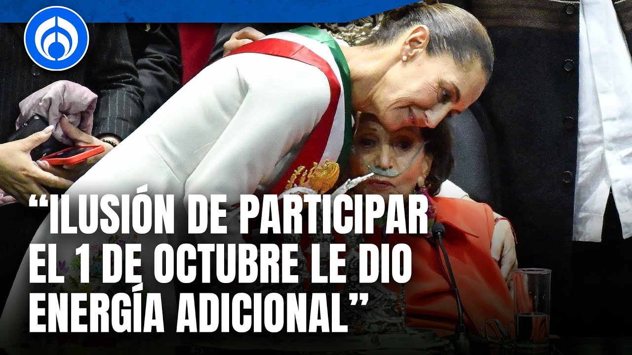 Nieto de Ifigenia Martínez agradece a Sheinbaum por toma de protesta