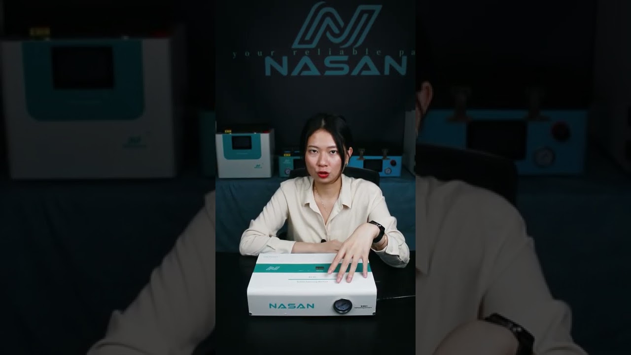 Nasan B2+ defoamer  adjust pressure 0.2 to 0.9 Mpa , perfect with mobile glass & hydrogel films