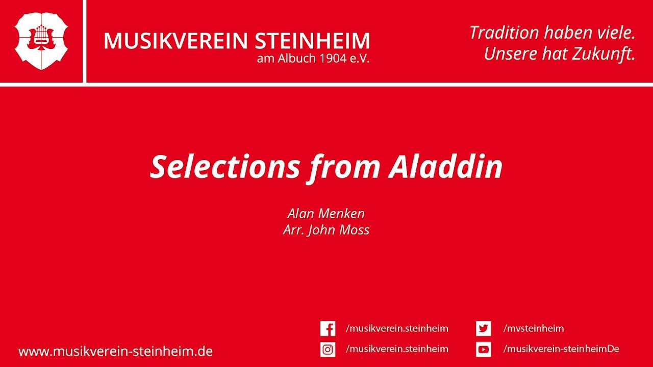 Selections from Aladdin / Alan Menken, Arr. John Moss